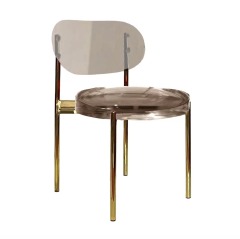Acrylic steel wedding chair