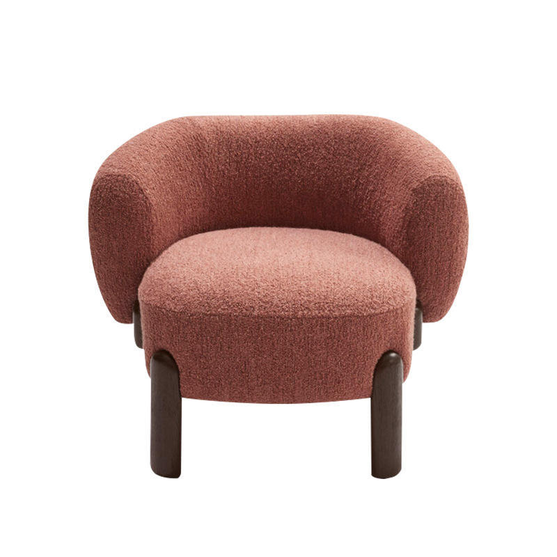 Mid century fabric accent chair