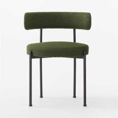 Boucle dining chair