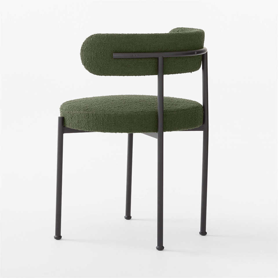 Boucle dining chair