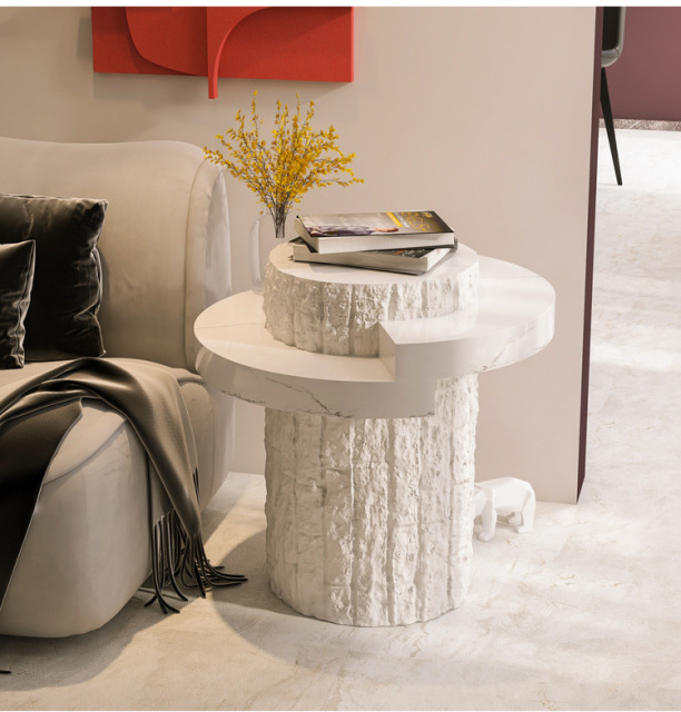 Stone side table