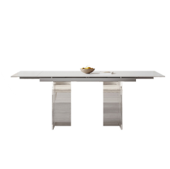 Acrylic Base Extensive Dining table