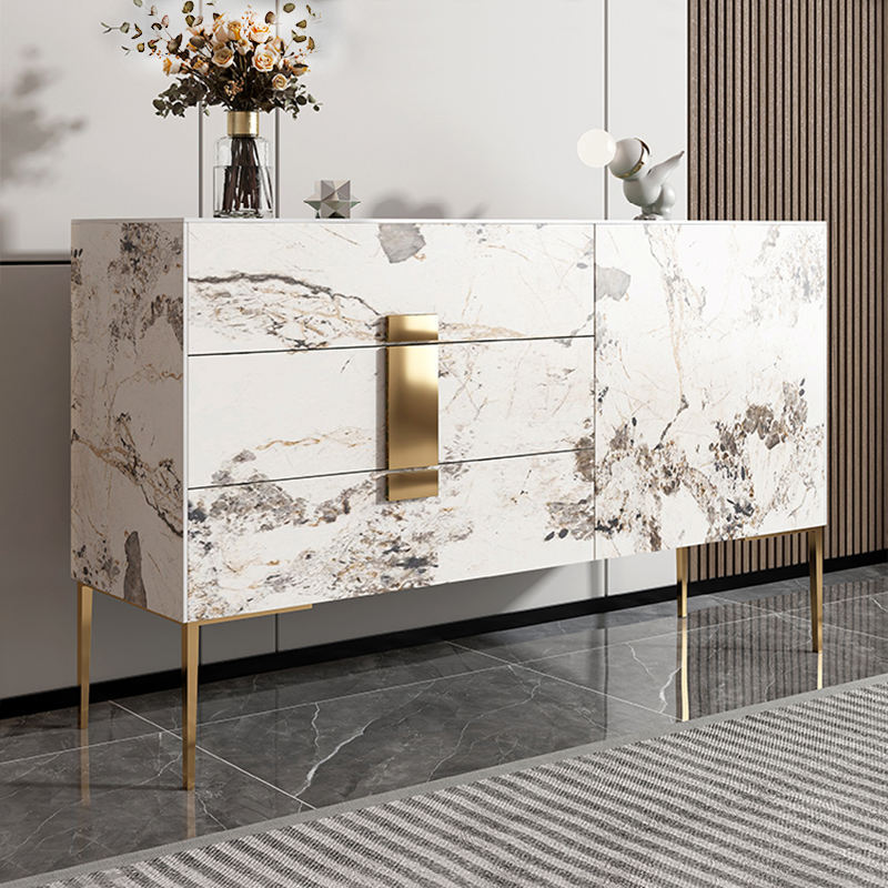 Stone buffet side cabinet