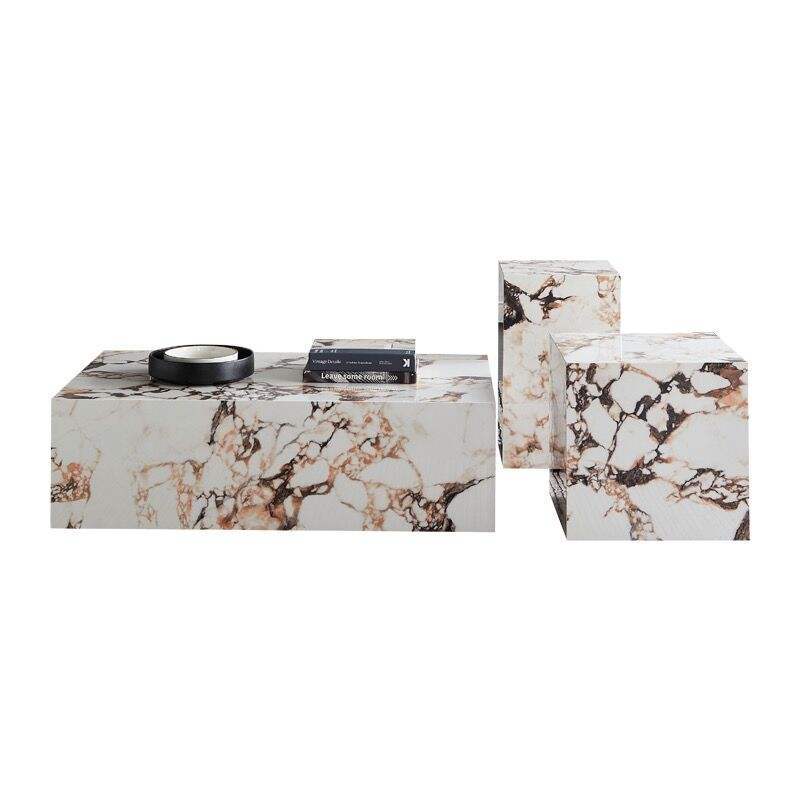 Marble coffee table
