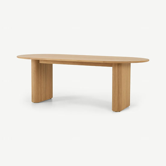 Solid wood dining table