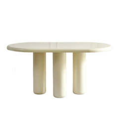 White dining table