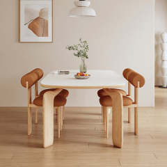 Wooden dining table