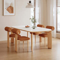 Wooden dining table