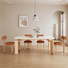 Wooden dining table