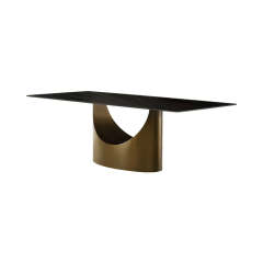 Glossy Ceramic Dining Table