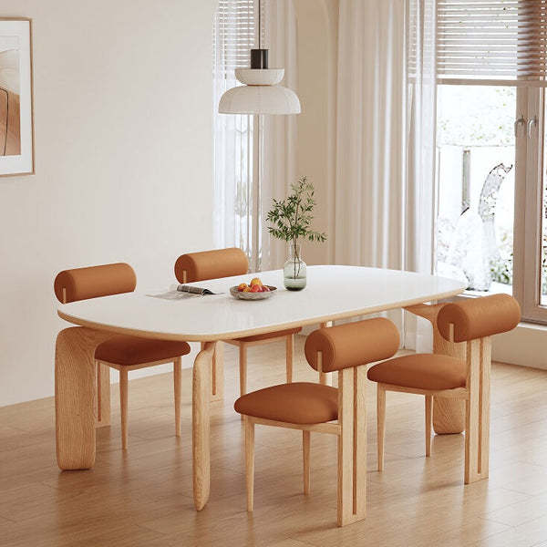Wooden dining table