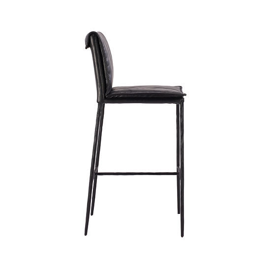 Leather bar chair