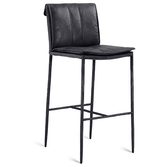 Leather bar chair