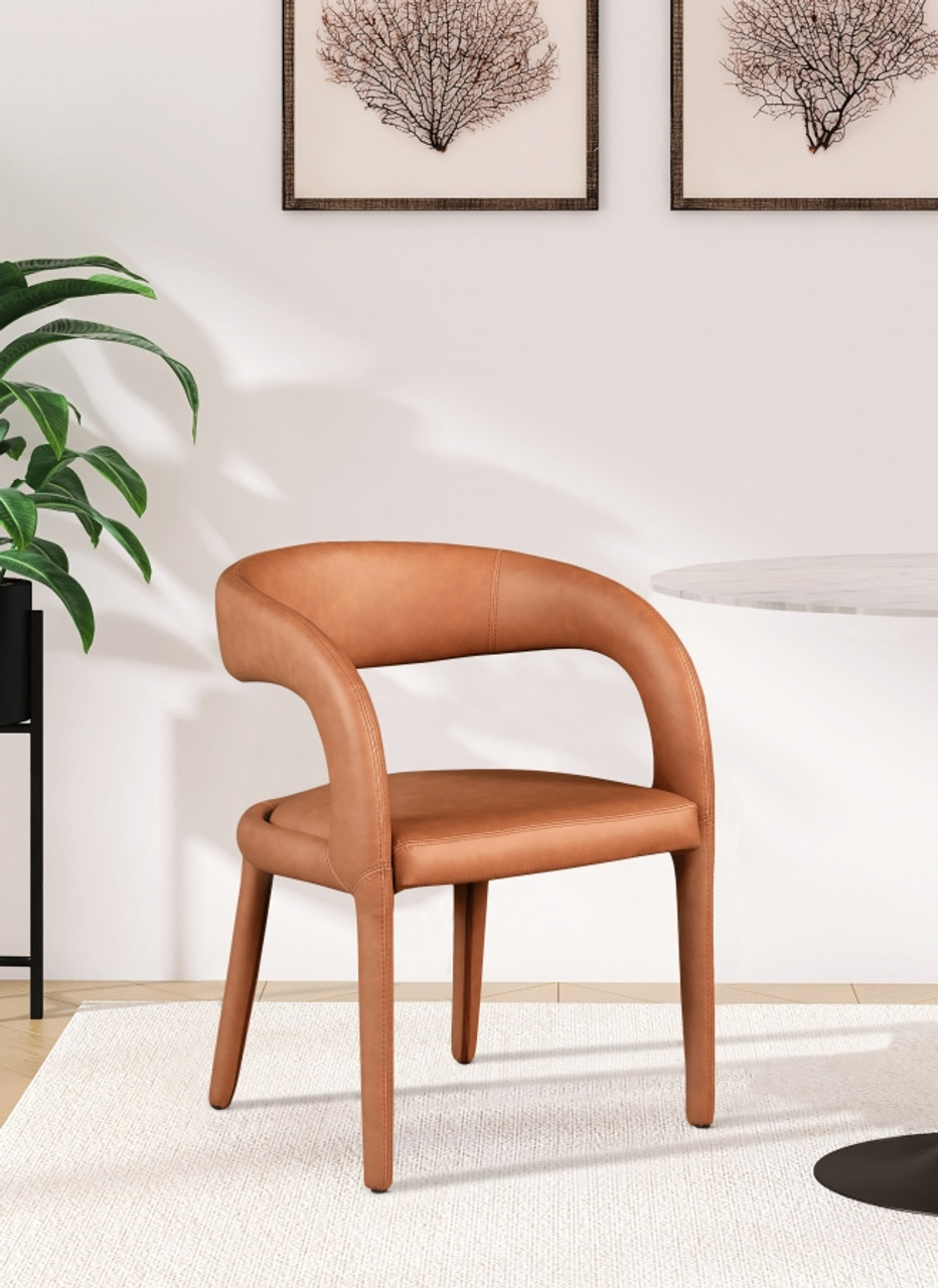 Faux leather Dining chair
