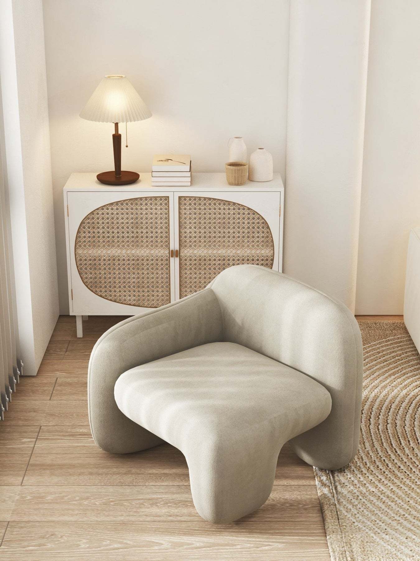 Japandi Designer Lounge Sofa Chair