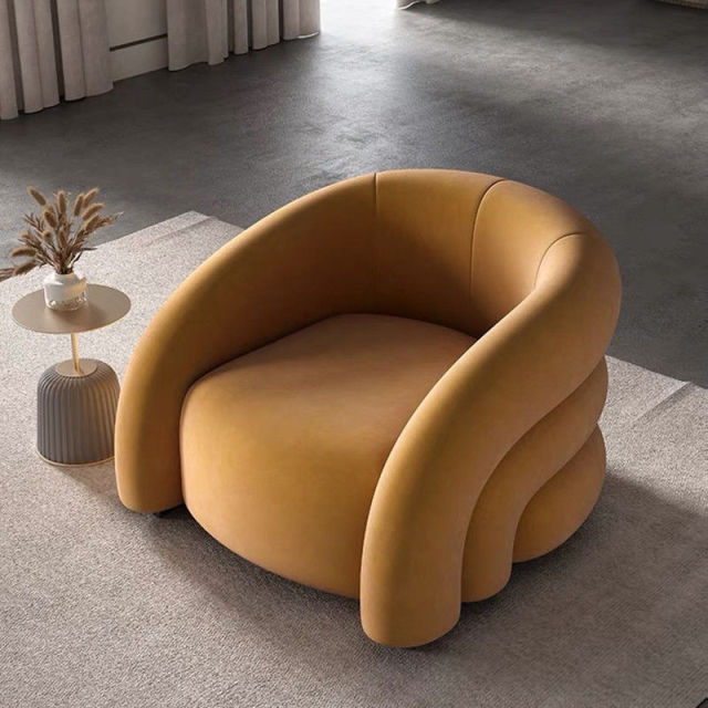 Luxury Designer Flannel Chair