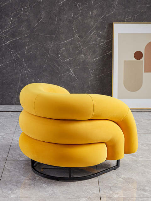 Luxury Designer Flannel Chair