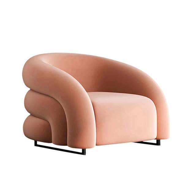 Luxury Designer Flannel Chair