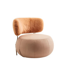 Velvet throne chair
