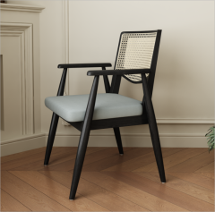 Rattan dining armchair