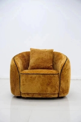 High end velvet sofa chair