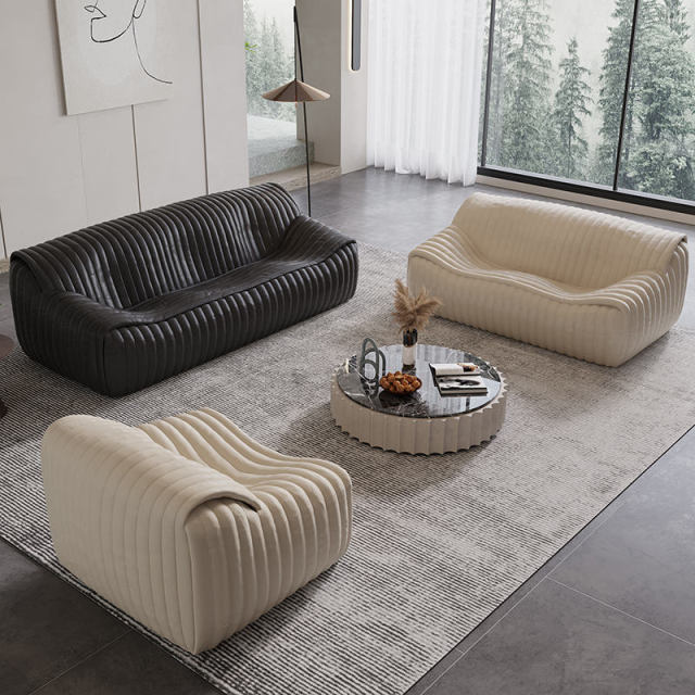 Straight row sofa