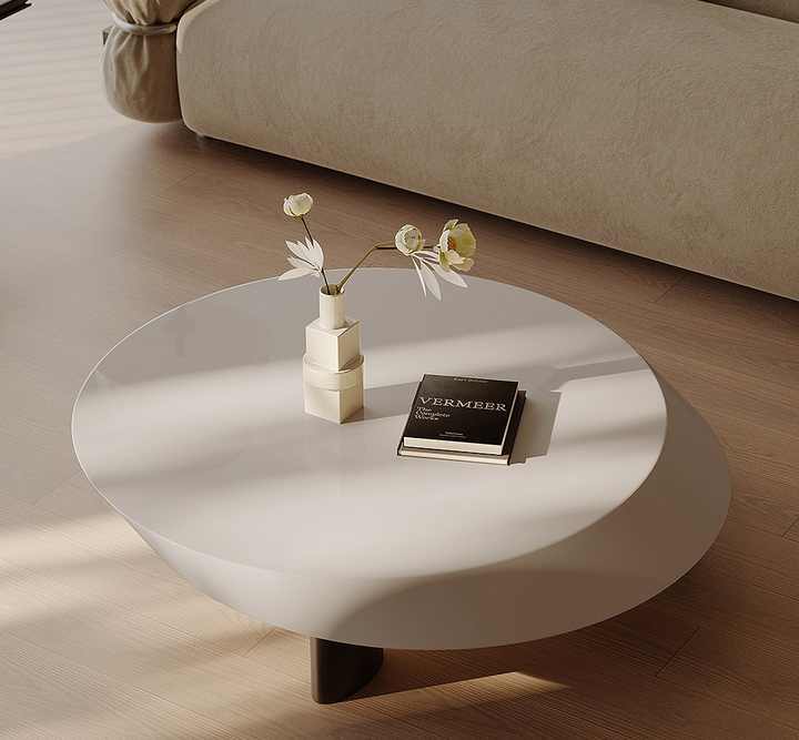White coffee table