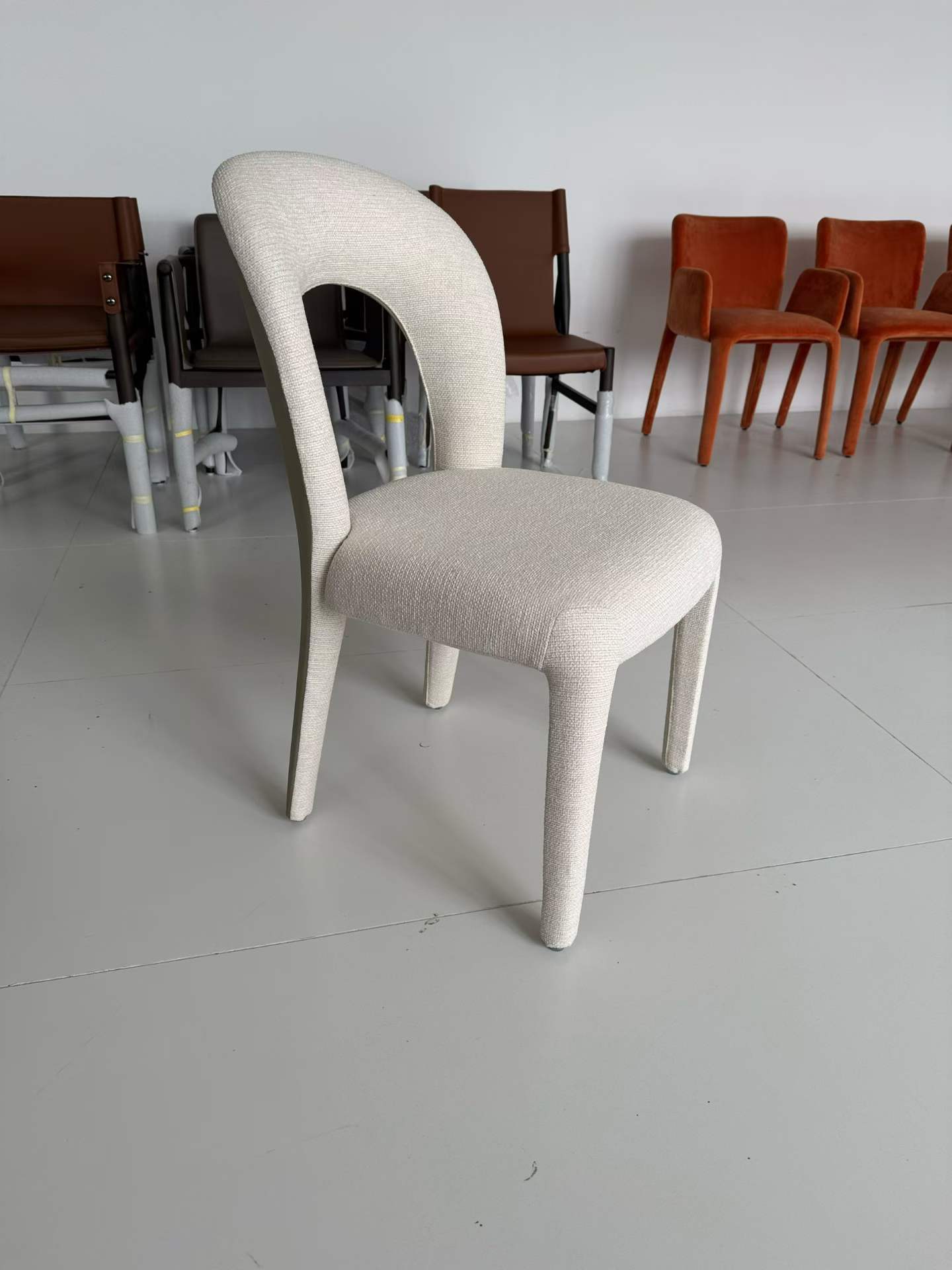 Fabric dining chair