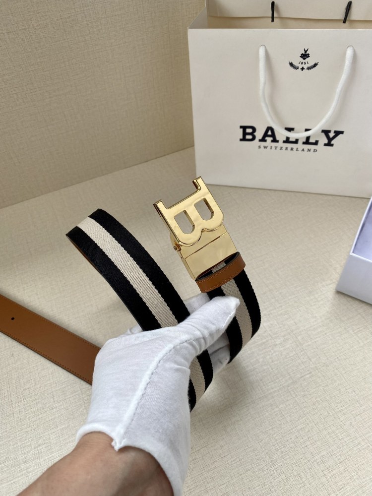 belt Buckle Bally Stripe