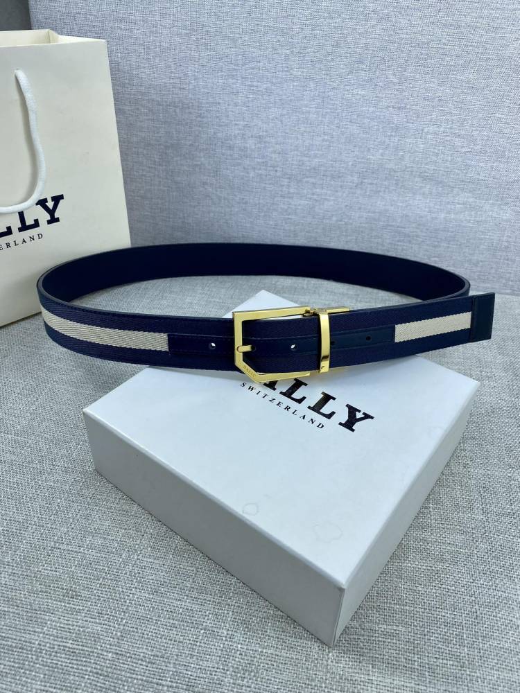 belt Buckle Bally Stripe