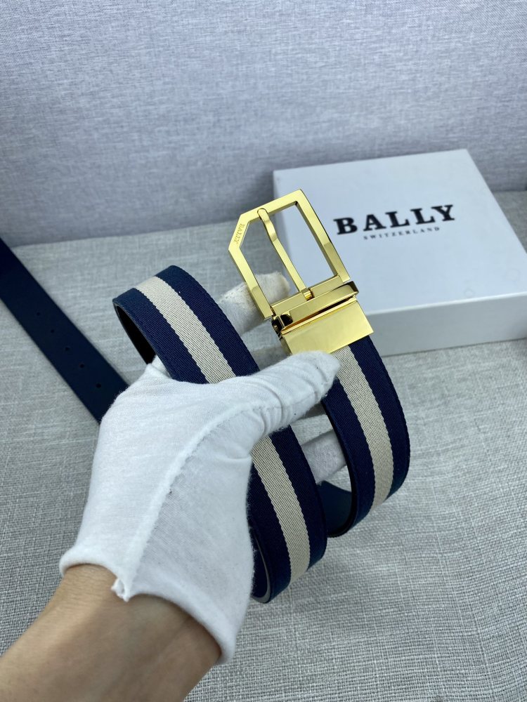 belt Buckle Bally Stripe
