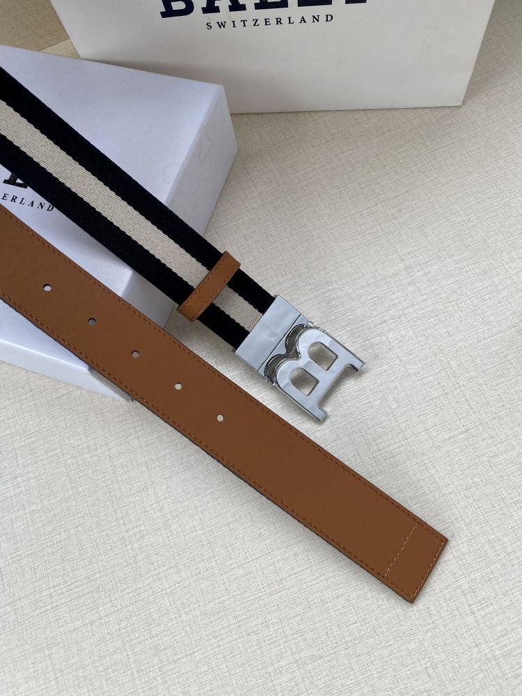 belt Buckle Bally Stripe
