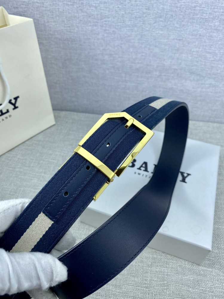 belt Buckle Bally Stripe