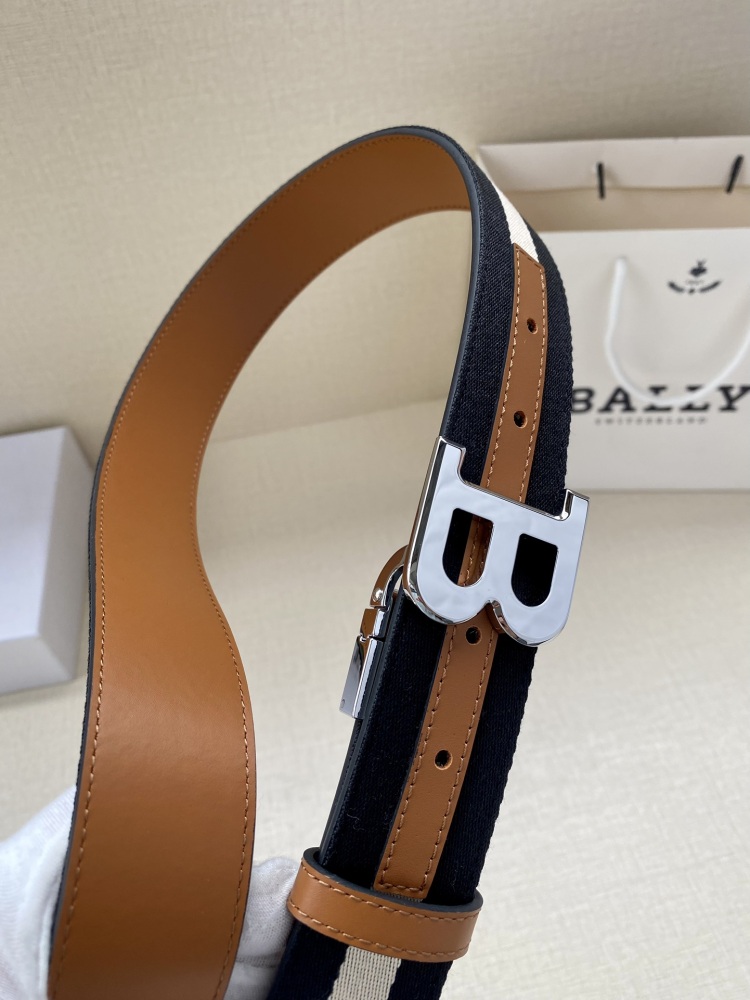 belt Buckle Bally Stripe
