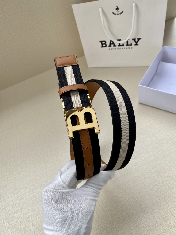 belt Buckle Bally Stripe