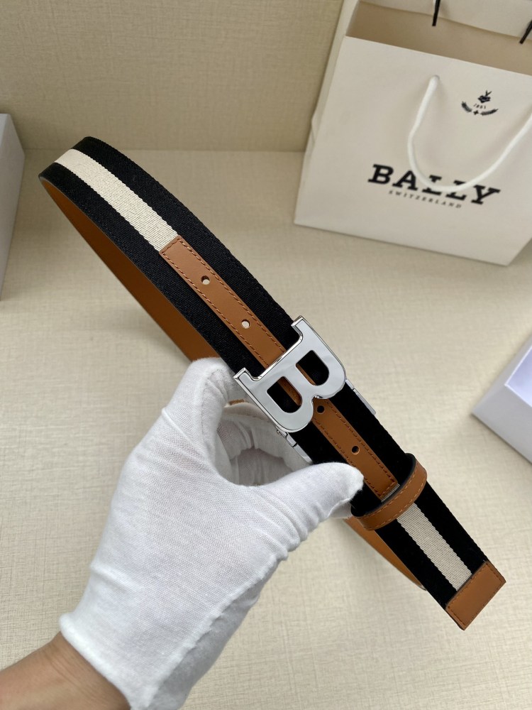belt Buckle Bally Stripe