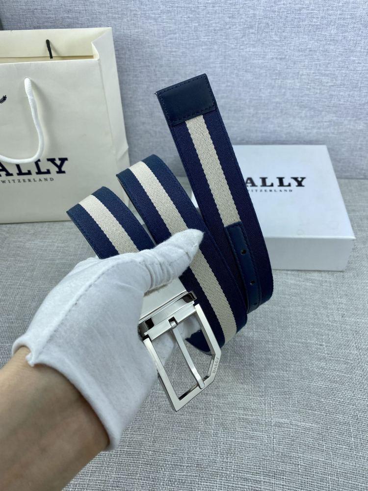 belt Buckle Bally Stripe