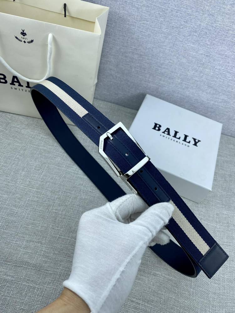 belt Buckle Bally Stripe