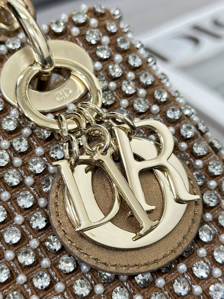 Dior Handmade bag Lady Dior  size 17 x 15 x 7
