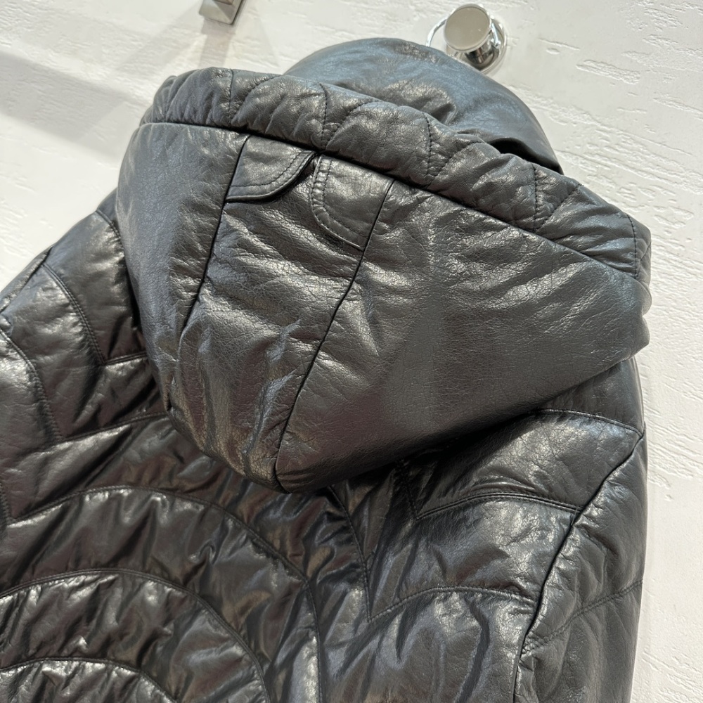 AAA top  leather clothing Down jacket/cotton jacket Prada普拉达 原单狠货 皮衣 羽绒服/棉服