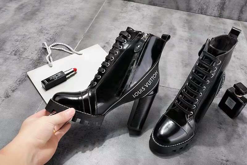 LV Martin boots uis Vu  lv粗跟靴