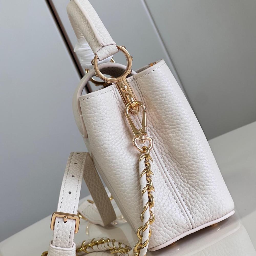 Capucines LV Milky Way Taurillon  size 21 x 14 x 8