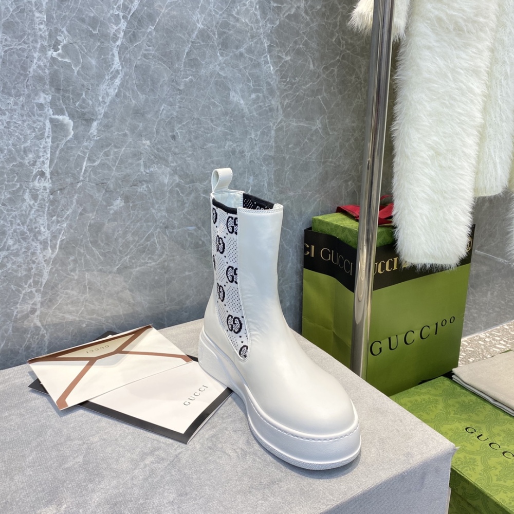 Gucci booties  gucci乐福靴