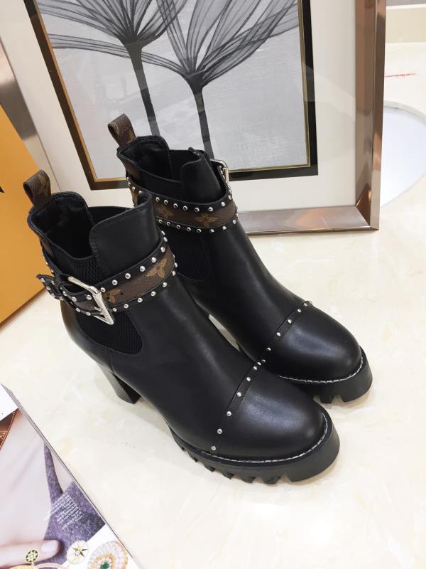 LV Martin boots uis Vu  lv粗跟靴