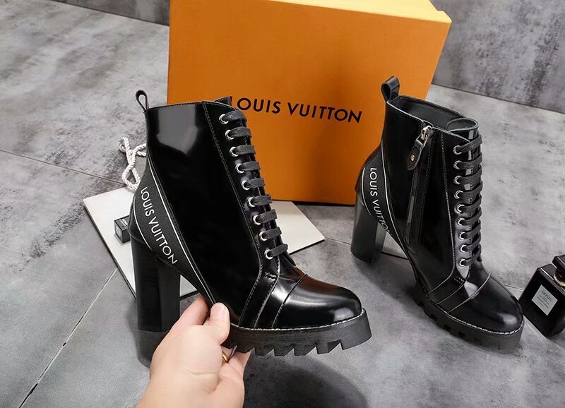 LV Martin boots uis Vu  lv粗跟靴