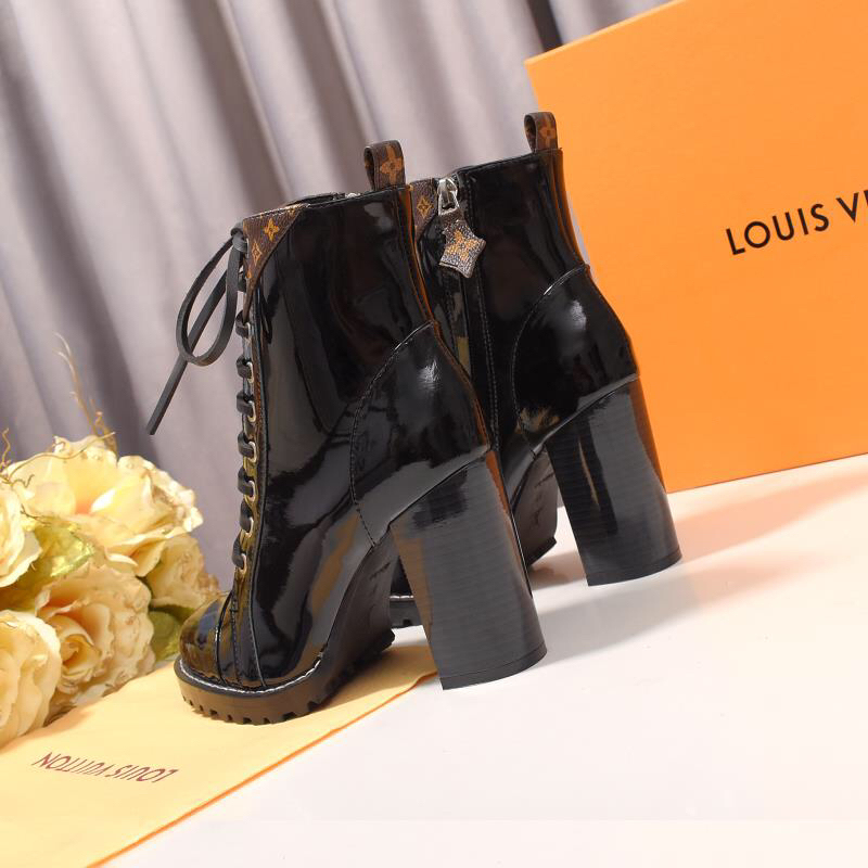 LV Martin boots uis Vu  lv粗跟靴