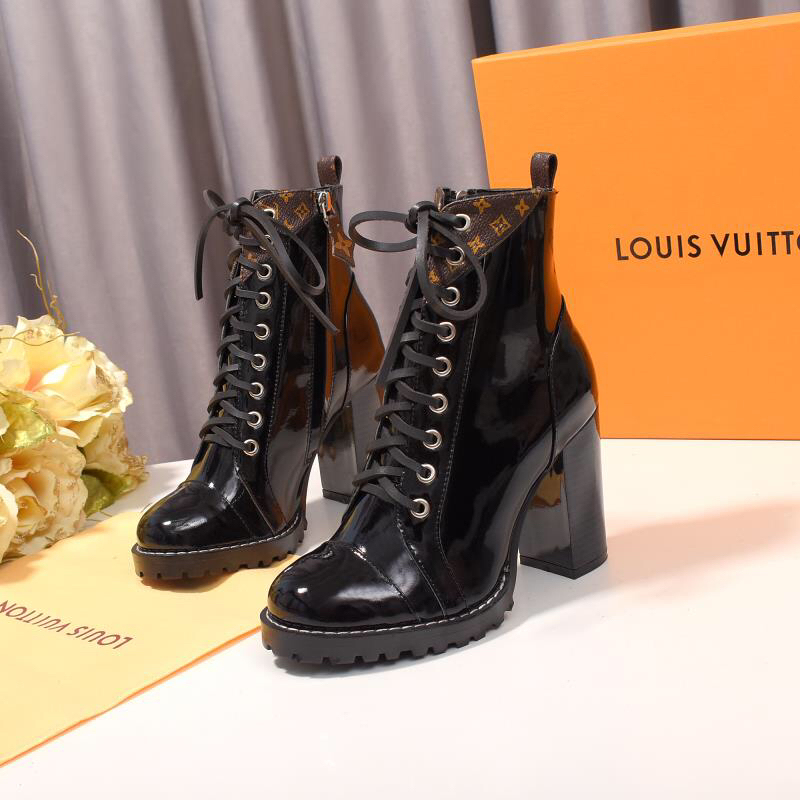 LV Martin boots uis Vu  lv粗跟靴