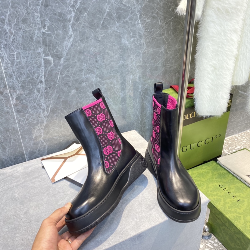 Gucci booties  gucci乐福靴