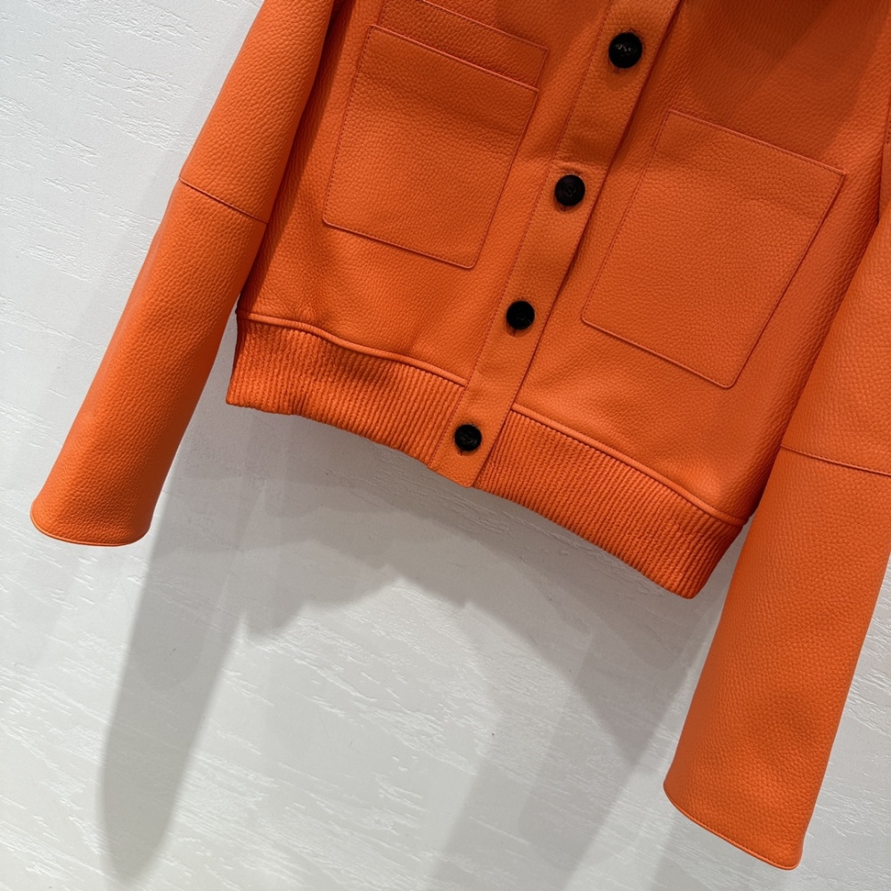 coat AAA top  leather clothing 外套 爱马仕Hermès 原单狠货 皮衣