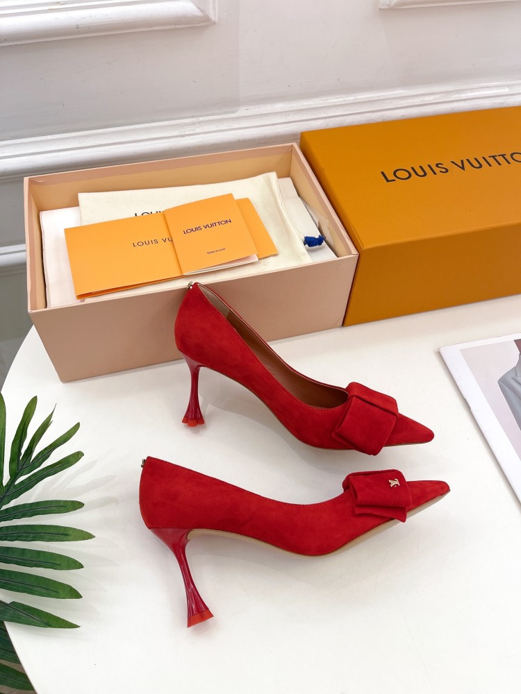 LV high heels LV  lv蝴蝶结款
